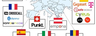 Ni Xiaomi ni el iPhone: el mapa de las 24 marcas de móviles que aún resisten en Europa (y cuál es su truco)