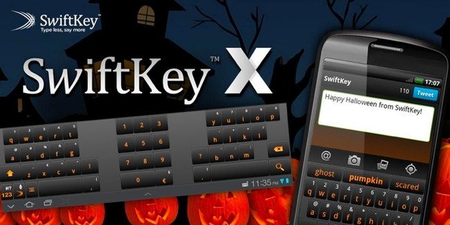 SwiftKey X versión Halloween