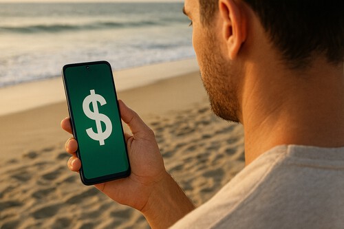 dinero en vacaciones