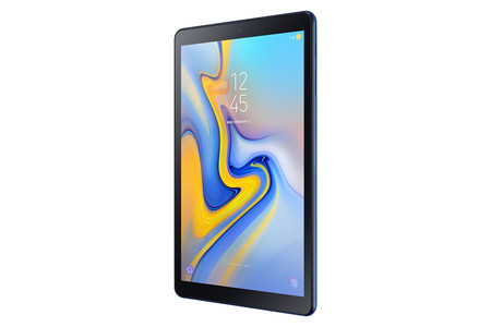 Galaxy Tab A 10.5 Sm T590 005 R Perspective Blue