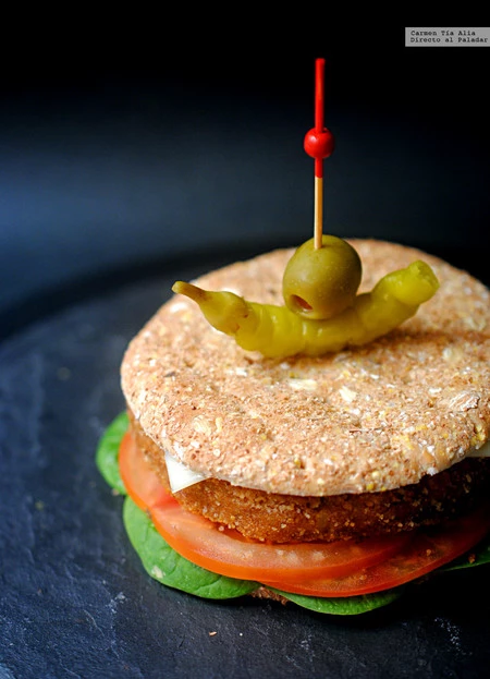 Hamburguesa de alubias rojas y arroz: receta vegetariana saludable