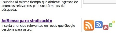 Google AdSense disponible para sindicación de feeds