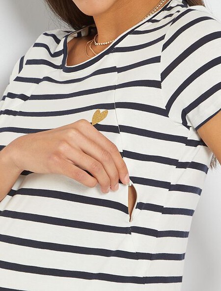 Predas Premama Kiabi Armario Primavera Verano 2022 Camiseta Lactancia1 1