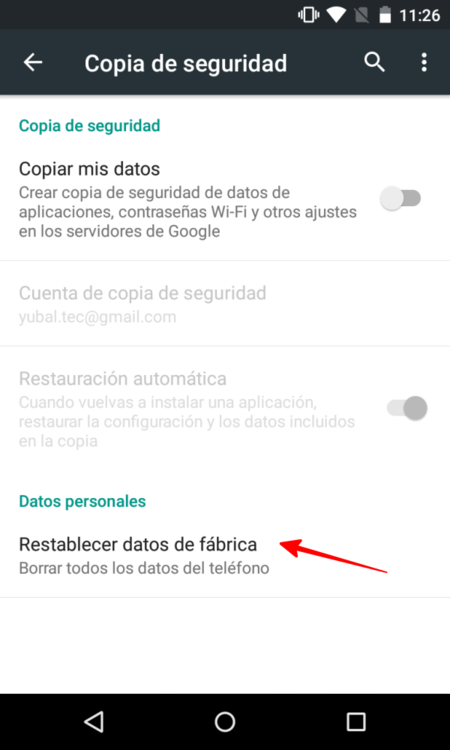 Cómo restaurar de fábrica un móvil Android o un iPhone