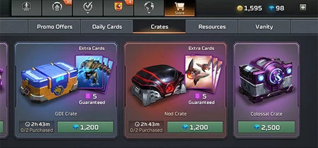 コマンド&コンカー:ライバルズの戦利品ボックス