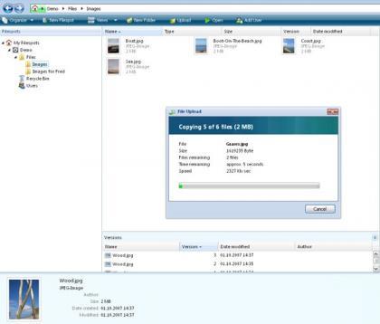 Filespots, servicio de almacenamiento de archivos con entorno similar a Windows Vista