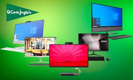 Ahorra entre un 13 y un 6% con estos todo en uno de HP, MSI, Medion y Lenovo en El Corte Inglés