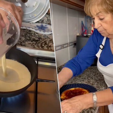 Conchita, abuela cocinera, sobre su receta de tarta de queso más fácil: “Se hace en la sartén y en 20 minutos” 