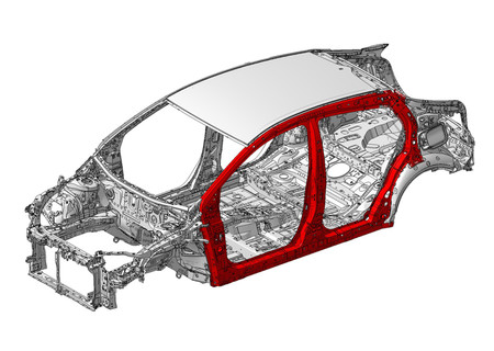 Chasis del Toyota CH-R