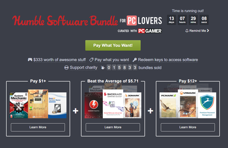 Humble Bundle PC Lovers: paga lo que quieras por nueve paquetes de software valorados en más de 300 dólares