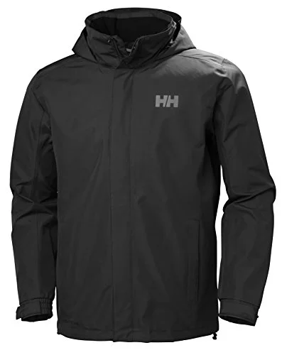 Helly Hansen Hombre Chaqueta Impermeable Dubliner, Negro, XL