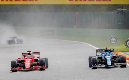 Leclerc Alonso Belgica F1 2021
