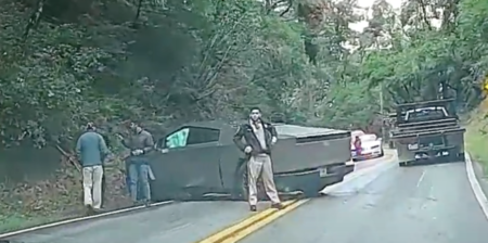 Cybertruck accident