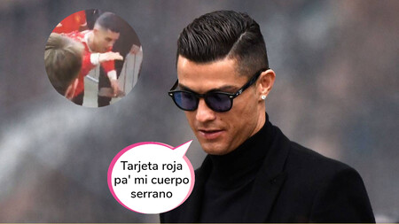 Cristiano Ronaldo en el punto de mira tras agredir a un niño en su último partido: este el vídeo que confirma el manotazo del futbolista