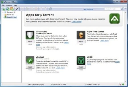 µTorrent ahora con tienda de aplicaciones