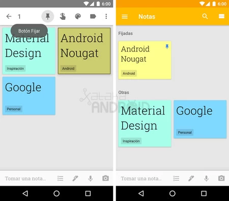 ピンのメモを保持する