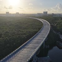 O México terá a segunda maior ponte da América Latina: ela atravessa uma lagoa e liga a um destino turístico 