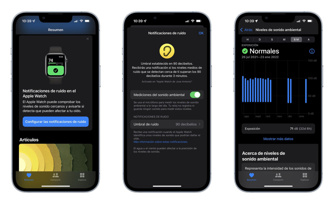 How to use the Apple Watch to alert us if the noise around us can be