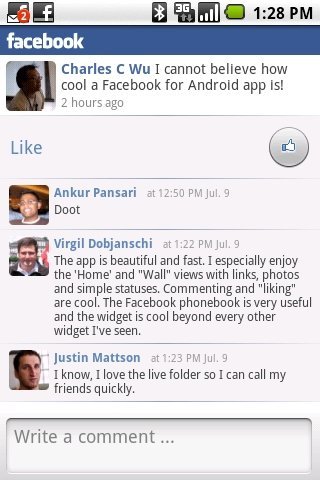 Facebook para Android ya está disponible