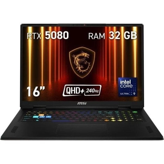 MSI Vector 16 HX AI A2XWIG-099ES Intel Core Ultra 9 275HX/32GB/1TB SSD/RTX 5080/16"