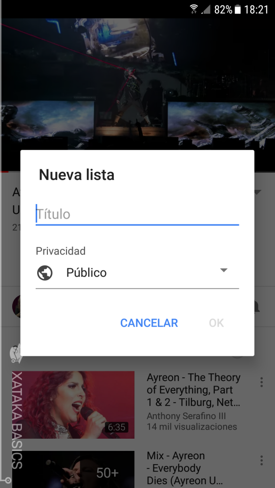 Cómo crear una lista de reproducción en YouTube