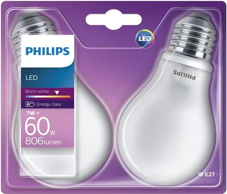 Pack de 2 bombillas LED Philips por 9,99 euros