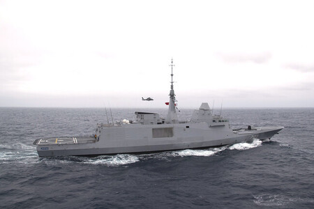 A fragata marroquina Mohammed VI