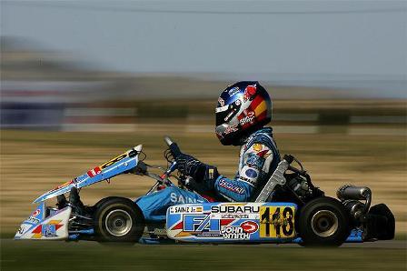 Primer título de Carlos Sainz Jr en el karting
