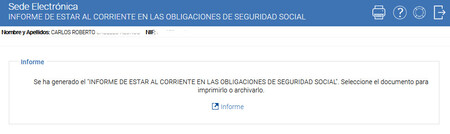 Informe Deuda Seguridad Social