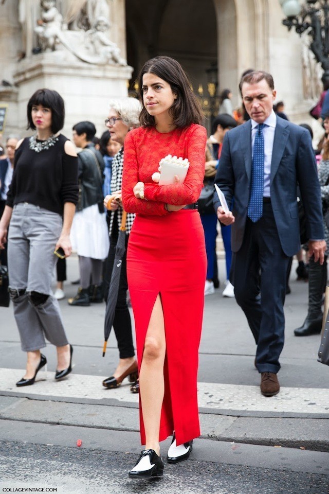leandra medine outfit rojo