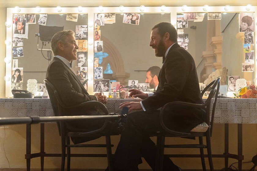 Adam Sandler es lo único que se salva de 'Jay Kelly'. La película de Netflix quiere hacer un retrato fiel de Hollywood, pero se pierde en sus intenciones