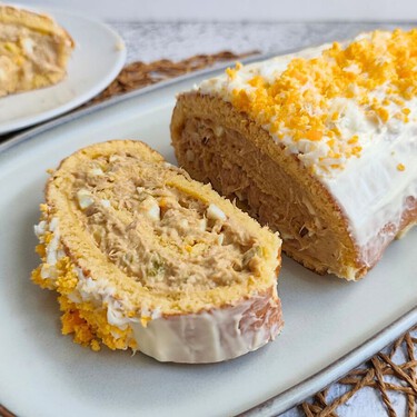 Pionono salado argentino: receta fácil, con masa esponjosa y relleno de atún y mayonesa