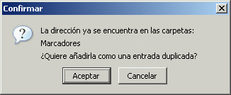 No dupliques tu marcadores