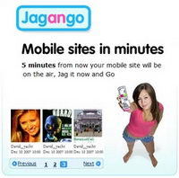 Jagango, sencilla herramienta para crear web para móviles