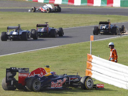 Mark Webber carga las tintas contra Romain Grosjean