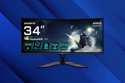 Panorámico, curvo, de 34 pulgadas y con 180 Hz: PcComponentes tiene el monitor perfecto para tu escritorio