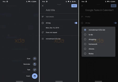 タスクカレンダー