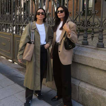 Las Nike en color espresso que llevan las pijas con gabardinas y trajes este otoño