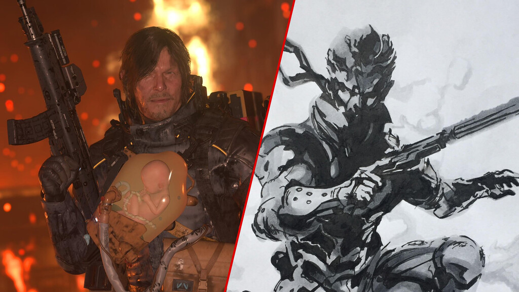 Hideo Kojima celebra el lanzamiento de Death Stranding 2 con una nostálgica ilustración hecha por el artista de Metal Gear