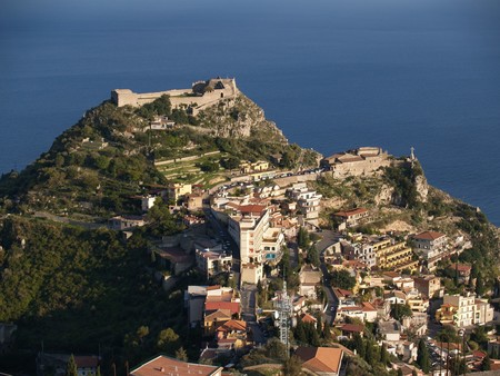 Taormina Castello And Madonna Della Rocca