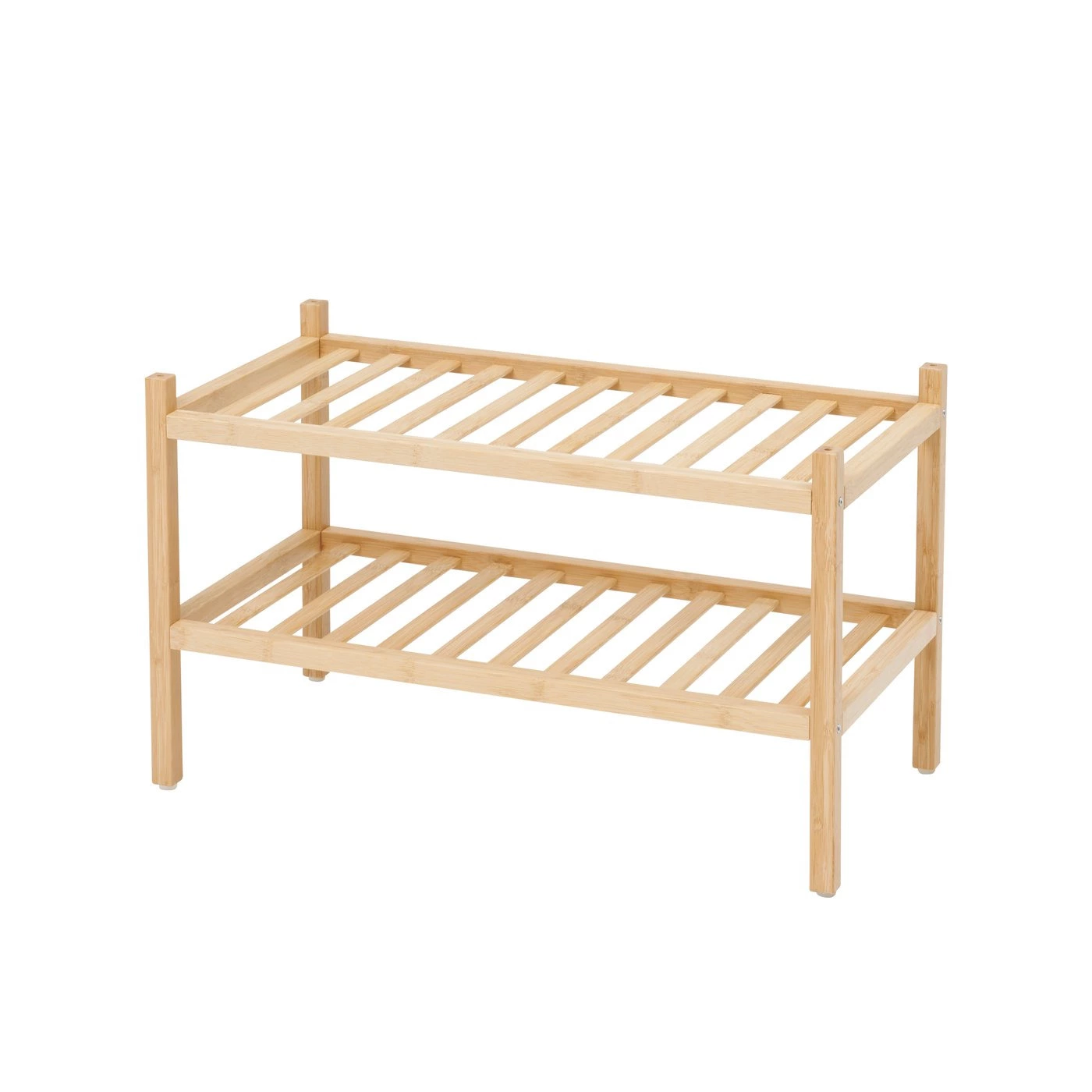 VASSKÄR Estante zapatero, bambú, 60 cm