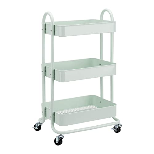 Amazon Basics Carrito de cocina de tres niveles