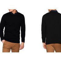 Por 14,90 euros podemos hacernos con este  suéter para hombre Jack & Jones Jjebasic Knit Crew Neck Noos en negro gracias a Amazon 