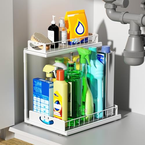 SUMAITech Organizador bajo Fregadero Metal