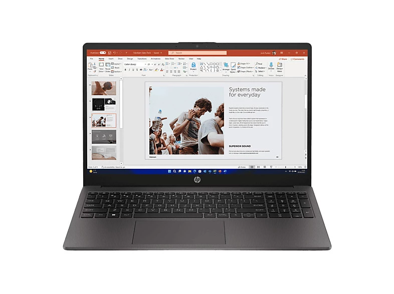 Portátil - HP 255 G10, 15,6" Full HD, AMD Ryzen™ 3 7330U, 32 GB RAM, 256 GB SSD,