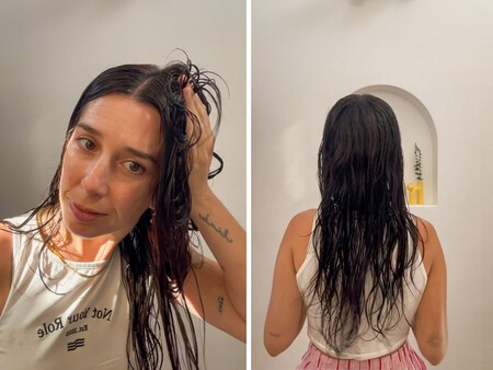 Peinar Ondas Naturales Pelo Ondulado Metodo Lavado Peinado Producto Fijador Sin Secar