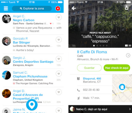 Foursquare 7.0 para iOS: nueva interfaz y notificaciones inteligentes según nuestra localización