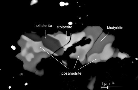 Se descubren tres nuevos minerales en un meteorito