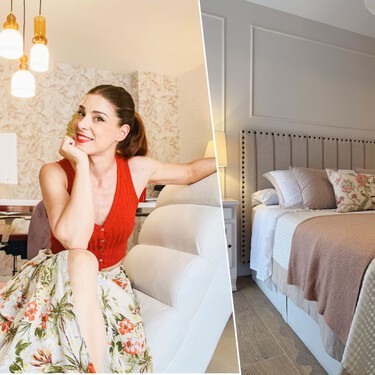 Miriam Gómez, diseñadora de interiores: "En el dormitorio soy muy fan de jugar con molduras y cabeceros a medida para crear relieve, ya que crean efectos de luces y sombras"