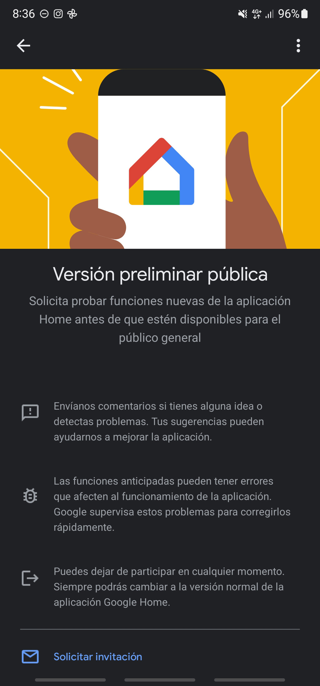 Google Home prepara una versión de prueba. Así puedes apuntarte para